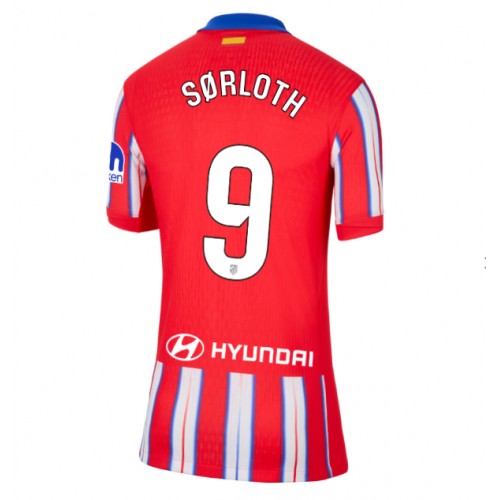 Dres Atletico Madrid Alexander Sorloth #9 Domaci za Žensko 2024-25 Kratak Rukav